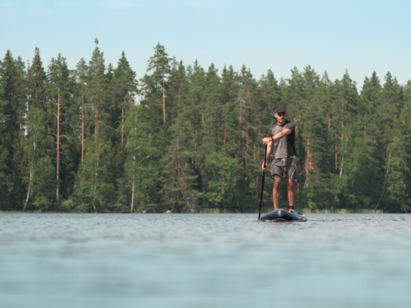 Daily Guided SUP Trip in Ivalo River