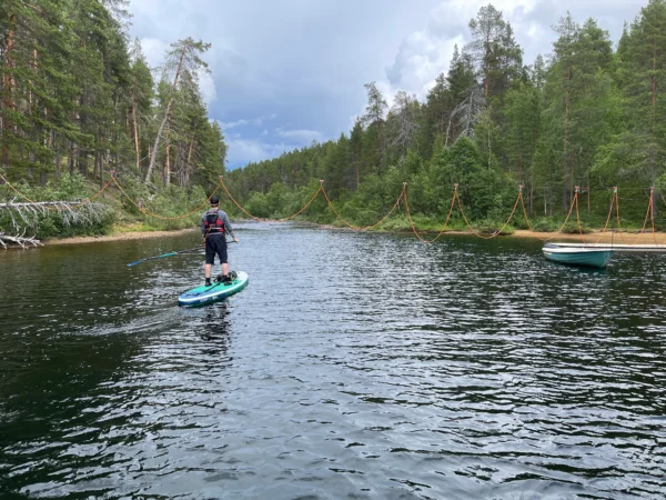 Lemmenjoki SUP & Packraft Tour – 2 nights / 3 days